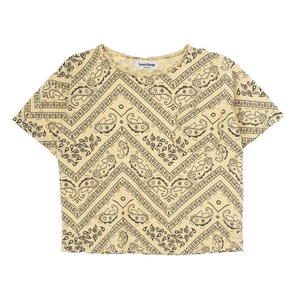 T-Shirt mit Bandana-Print